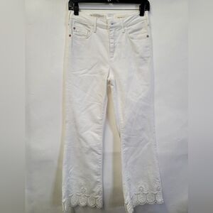 Anthropologie Pilcro and  the leather press Flare Jeans